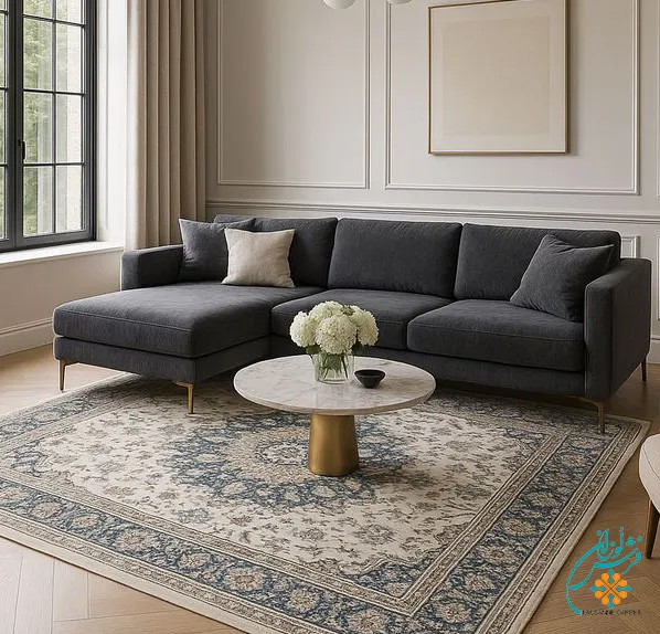 ابعاد فرش 6 متری دستباف و ماشینی و نکات انتخاب